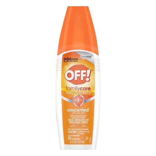 Image for Off Insect Repellent IV, Unscented, Family Care,6oz from FOX DRUG STORE PARLIER