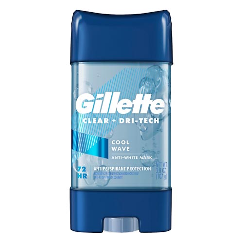 Image for Gillette Antiperspirant/Deodorant, Cool Wave, Clear + Dri-Tech,3.8oz from FOX DRUG STORE PARLIER