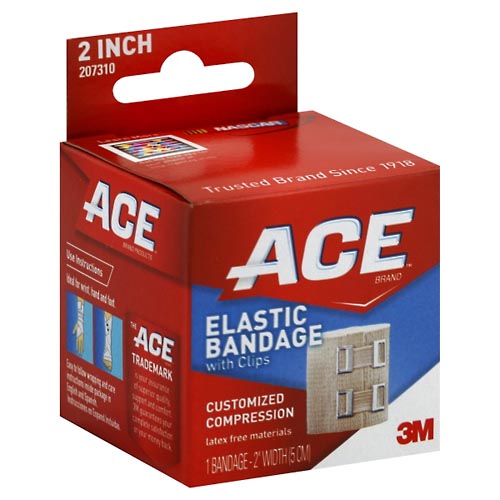 Image for ACE Elastic Bandage, with Clips, 2 Inch,1ea from FOX DRUG STORE PARLIER